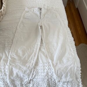 Everlane Women's White Straight Leg Jeans